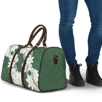 Ia Orana Tahiti Tiare Travel Bag Sage Green Lei - Polynesian Pride