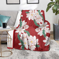 Ia Orana Tahiti Tiare Blanket Crimson Lei LT7 - Polynesian Pride