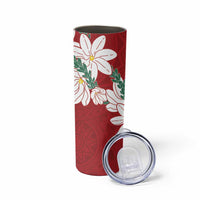 Ia Orana Tahiti Tiare Skinny Tumbler Crimson Lei LT7 - Polynesian Pride