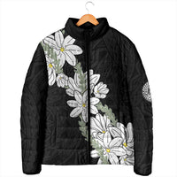 Ia Orana Tahiti Tiare Padded Jacket Black Lei LT7 - Polynesian Pride