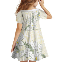 Ia Orana Tahiti Tiare Family Matching Mermaid Dress and Hawaiian Shirt Lemon Yellow Lei LT7 - Polynesian Pride