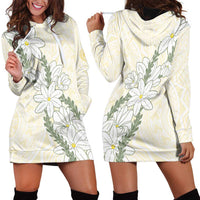 Ia Orana Tahiti Tiare Hoodie Dress Lemon Yellow Lei LT7 - Polynesian Pride