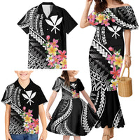 AAPI Heritage Month Family Matching Mermaid Dress and Hawaiian Shirt Kanaka Hawaii Plumeria LT7 - Polynesian Pride