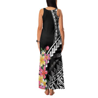 AAPI Heritage Month Family Matching Tank Maxi Dress and Hawaiian Shirt Kanaka Hawaii Plumeria LT7 - Polynesian Pride
