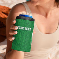 Tonga Liahona High School Personalized 4 in 1 Can Cooler Tumbler Ngatu Tokelaufeletoa Motifs LT7 - Polynesian Pride