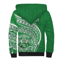 Tonga Liahona High School Personalized Sherpa Hoodie Ngatu Tokelaufeletoa Motifs LT7 - Polynesian Pride