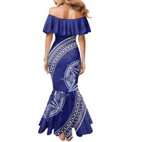 Tupou College Toloa Family Matching Mermaid Dress and Hawaiian Shirt Ngatu Tapa Mix Style LT7 - Polynesian Pride