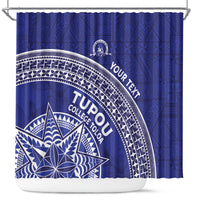 Tupou College Toloa Shower Curtain Ngatu Tapa Mix Style