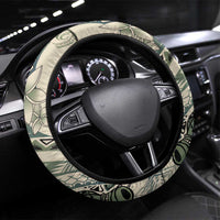 Aloha Hawaii Tapa Steering Wheel Cover Summer Green Hawaiian Ipu - Polynesian Pride