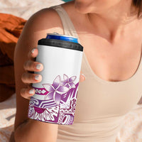 Aloha Hawaii Tapa 4 in 1 Can Cooler Tumbler Vibrant Fuchsia Hawaiian Ipu LT7 - Polynesian Pride