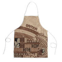 Samoa Mamanu Siapo Mocha Apron Tatau Malie LT7 Beige - Polynesian Pride