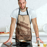Samoa Mamanu Siapo Mocha Apron Tatau Malie LT7 - Polynesian Pride