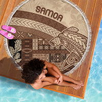Samoa Mamanu Siapo Mocha Beach Blanket Tatau Malie LT7 - Polynesian Pride