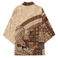 Samoa Mamanu Siapo Mocha Kimono Tatau Malie LT7 - Polynesian Pride