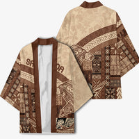 Samoa Mamanu Siapo Mocha Kimono Tatau Malie LT7 - Polynesian Pride