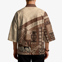 Samoa Mamanu Siapo Mocha Kimono Tatau Malie LT7 - Polynesian Pride
