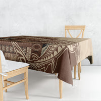Samoa Mamanu Siapo Mocha Tablecloth Tatau Malie LT7 - Polynesian Pride