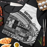 Samoa Mamanu Siapo Classic Black Apron Tatau Malie LT7 Black - Polynesian Pride
