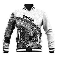 Samoa Mamanu Siapo Classic Black Baseball Jacket Tatau Malie LT7 Unisex Black - Polynesian Pride