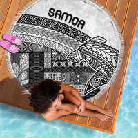 Samoa Mamanu Siapo Classic Black Beach Blanket Tatau Malie LT7 - Polynesian Pride