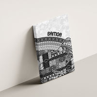 Samoa Mamanu Siapo Classic Black Canvas Wall Art Tatau Malie LT7 - Polynesian Pride
