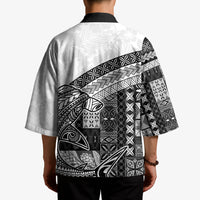 Samoa Mamanu Siapo Classic Black Kimono Tatau Malie LT7 - Polynesian Pride