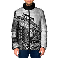 Samoa Mamanu Siapo Classic Black Padded Jacket Tatau Malie LT7 Men Black - Polynesian Pride