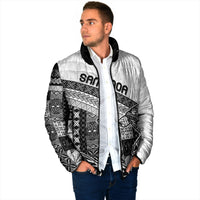 Samoa Mamanu Siapo Classic Black Padded Jacket Tatau Malie LT7 - Polynesian Pride