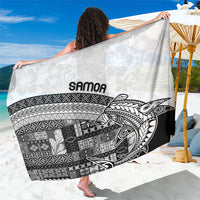 Samoa Mamanu Siapo Classic Black Sarong Tatau Malie LT7 One Size 44 x 66 inches Black - Polynesian Pride