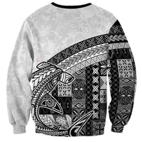 Samoa Mamanu Siapo Classic Black Sweatshirt Tatau Malie LT7 - Polynesian Pride
