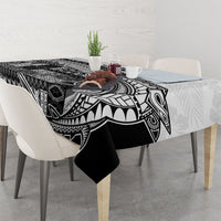 Samoa Mamanu Siapo Classic Black Tablecloth Tatau Malie LT7 - Polynesian Pride