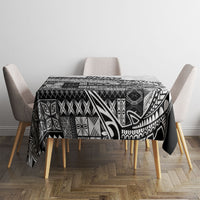 Samoa Mamanu Siapo Classic Black Tablecloth Tatau Malie LT7 - Polynesian Pride