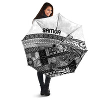 Samoa Mamanu Siapo Classic Black Umbrella Tatau Malie LT7 - Polynesian Pride