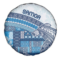 Samoa Mamanu Siapo Royal Blue Spare Tire Cover Tatau Malie LT7 - Polynesian Pride