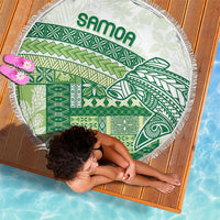 Samoa Mamanu Siapo Forest Green Beach Blanket Tatau Malie LT7 - Polynesian Pride