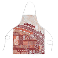 Samoa Mamanu Siapo Crimson Apron Tatau Malie LT7 Red - Polynesian Pride