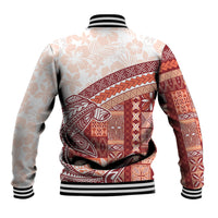 Samoa Mamanu Siapo Crimson Baseball Jacket Tatau Malie LT7 - Polynesian Pride