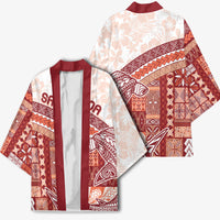 Samoa Mamanu Siapo Crimson Kimono Tatau Malie LT7 - Polynesian Pride