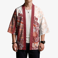 Samoa Mamanu Siapo Crimson Kimono Tatau Malie LT7 - Polynesian Pride