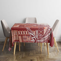 Samoa Mamanu Siapo Crimson Tablecloth Tatau Malie LT7 - Polynesian Pride