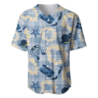 Aloha Hawaii Paniolo Jeans Palaka Baseball Jersey Coastal Rodeo - Polynesian Pride