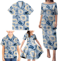 Aloha Hawaii Paniolo Jeans Palaka Family Matching Puletasi and Hawaiian Shirt Coastal Rodeo LT7 - Polynesian Pride
