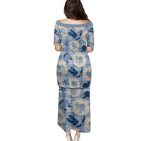 Aloha Hawaii Paniolo Jeans Palaka Family Matching Puletasi and Hawaiian Shirt Coastal Rodeo LT7 - Polynesian Pride