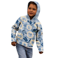 Aloha Hawaii Paniolo Jeans Palaka Kid Hoodie Coastal Rodeo - Polynesian Pride