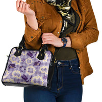 Aloha Hawaii Paniolo Lavender Palaka Shoulder Handbag Coastal Rodeo - Polynesian Pride
