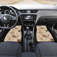 Aloha Hawaii Paniolo Khaki Palaka Car Mats Coastal Rodeo - Polynesian Pride