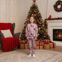 Aloha Hawaii Paniolo Lokelani Rose Palaka Christmas Pajama Set Coastal Rodeo - Polynesian Pride