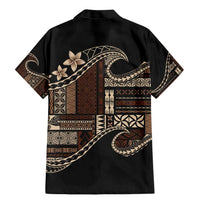 Samoa Siapo Mamanu Family Matching Mermaid Dress and Hawaiian Shirt Waves Motifs LT7 - Polynesian Pride
