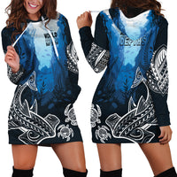 World Ocean Day Pasifika Hoodie Dress Awaken New Depths LT7 - Polynesian Pride