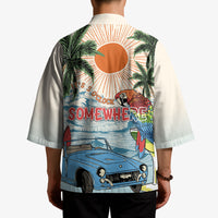 Summer Holiday It's 5 o'clock Somewhere Vintage Hawaii Kimono LT7 - Polynesian Pride